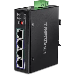 Trendnet TI-IG290 Inyector PoE++ Industrial 2 Puertos 2.5 Gigabit, 90W por Puerto (180W Total), Sin Ventilador, Carcasa IP30, Montaje DIN/Pared, para Switch no PoE