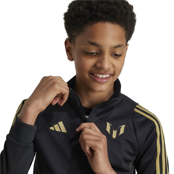 Chaqueta Deportiva para Niños Adidas IZ2992 Negro