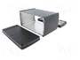 BOPLA Carcasa de Aluminio ALUBOS con Panel Negro