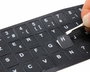 Generico Pegatina para Teclado Idioma Español Castellano Negro