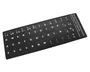 Generico Pegatina para Teclado Idioma Español Castellano Negro