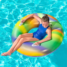 Bestway Flotador Hinchable Arcoíris con Asas 119 cm