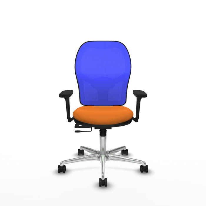 PIQUERAS Y CRESPO Silla de oficina Jorquera Naranja y Azul PIQUERAS Y CRESPO Silla de oficina Jorquera Naranja y Azul