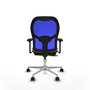 PIQUERAS Y CRESPO Silla de oficina Jorquera Naranja y Azul