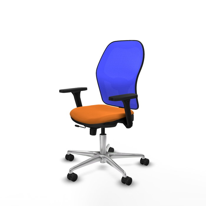 PIQUERAS Y CRESPO Silla de oficina Jorquera Naranja y Azul PIQUERAS Y CRESPO Silla de oficina Jorquera Naranja y Azul
