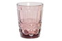 DKD Home Decor Vaso de Cristal Rosa con Relieve Classic Garbo 240ml