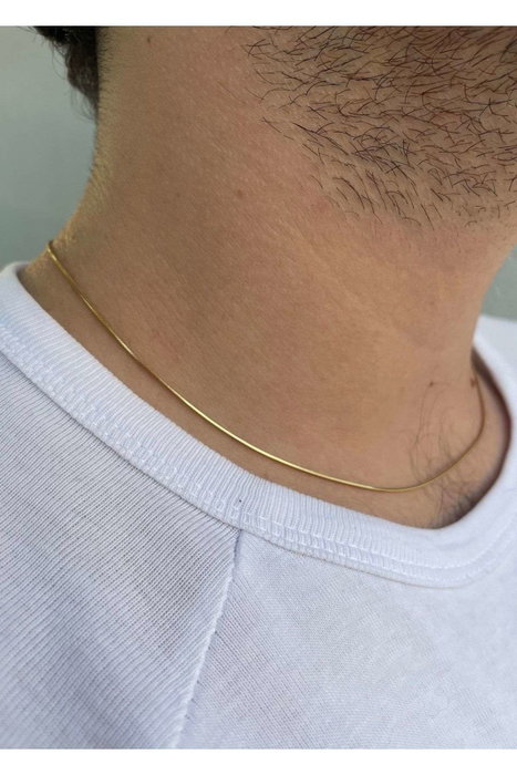 Heliophilia Silver Collar STEEL-N09 de Acero Dorado 45 cm