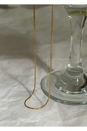 Heliophilia Silver Collar STEEL-N09 de Acero Dorado 45 cm