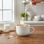 Quid Taza Jumbo Cerámico Snow Blanco 40 cL