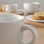 Quid Taza Jumbo Cerámico Snow Blanco 40 cL
