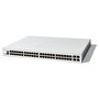 Cisco Catalyst 1300-48T-4X SFP+ - Switch Gestionado L2/L3, 48 Puertos Gigabit Ethernet, 4 Puertos SFP+, C1300-48T-4X, Blanco, Montaje en Rack
