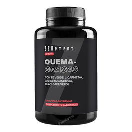 ZENEMENT Quemagrasas 120 Cápsulas con Té Verde, L-Carnitina, Garcinia Cambogia, CLA, Café Verde, Guaraná, Cromo Vegano