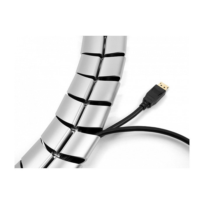 DeLOCK Elemento de montaje para canaleta de cables 75 x 45 mm, 5 piezas, plata