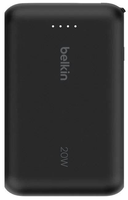 Belkin BPB021HQBK Batería Externa 10000 mAh Negro con Cable USB-C Integrado