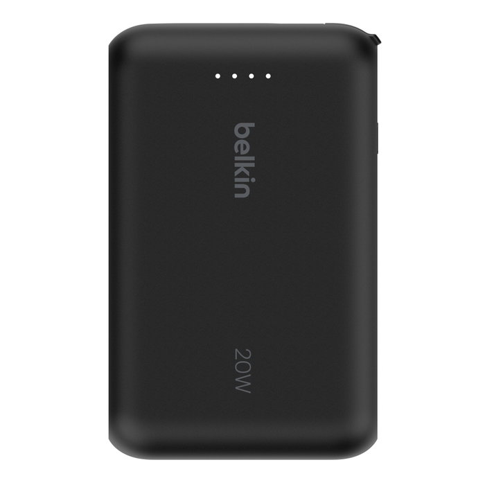 Belkin BPB021HQBK Batería Externa 10000 mAh Negro con Cable USB-C Integrado