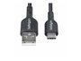 Startech Cable Cargador USB-A a USB-C de 2m - USB Tipo C Macho/Macho - Negro