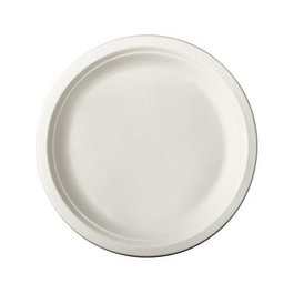 PAPSTAR Plato de caña de azúcar blanco 23 cm