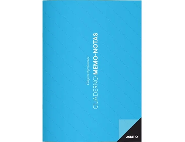 Additio Cuaderno de Memo-Notas A4 para Profesorado con Planificación Semanal