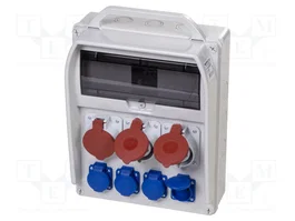 PAWBOL Cuadro de Distribución IP44 ABS