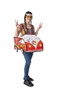 My Other Me Disfraz Adulto Furgoneta Hippie a Hombros Talla Única Multicolor