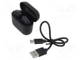 SAVIO Auriculares inalámbricos TWS-09 Negro