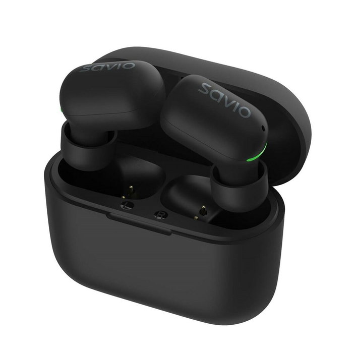 SAVIO Auriculares inalámbricos TWS-09 Negro