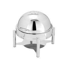 Sambonet Chaffing Dish Redondo para Buffet, Acero Inoxidable, 33 cm de Diámetro