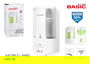 Basic Home Dispensador Jabon Electri Pared Abs 400ml 9.5x18 cm (6 Unidades)
