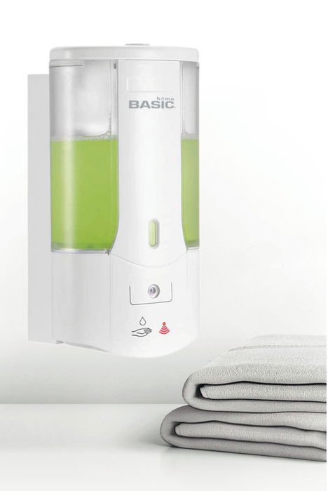 Basic Home Dispensador Jabon Electri Pared Abs 400ml 9.5x18 cm (6 Unidades)