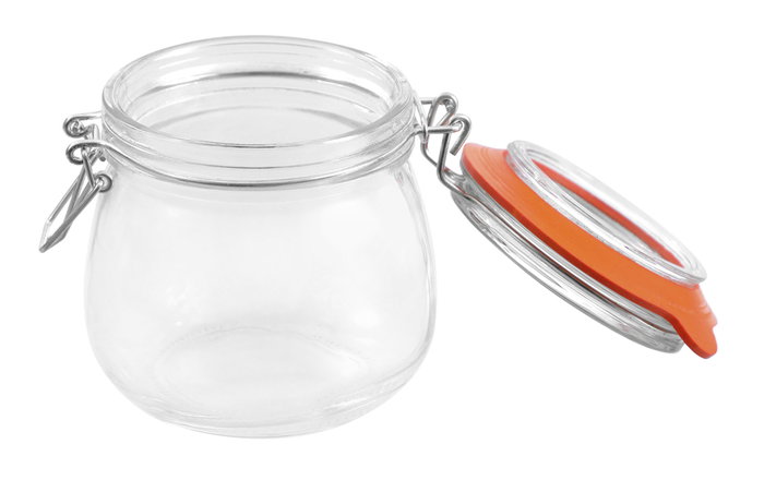 La Mediterranea Tarro Hermético de Vidrio con Clip 350 ml (12 Unidades) La Mediterranea Tarro Hermético de Vidrio con Clip 350 ml (12 Unidades)