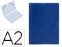 Liderpapel Carpeta para planos A2 cartón gofrado azul n 12