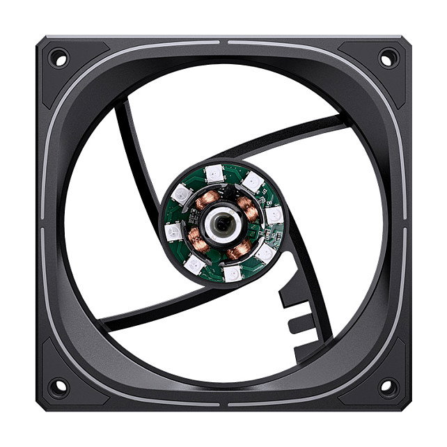 Jonsbo FR-505 ARGB Reverse Blade PWM Lüfter, 120mm - schwarz Jonsbo FR-505 ARGB Reverse Blade PWM Lüfter, 120mm - schwarz