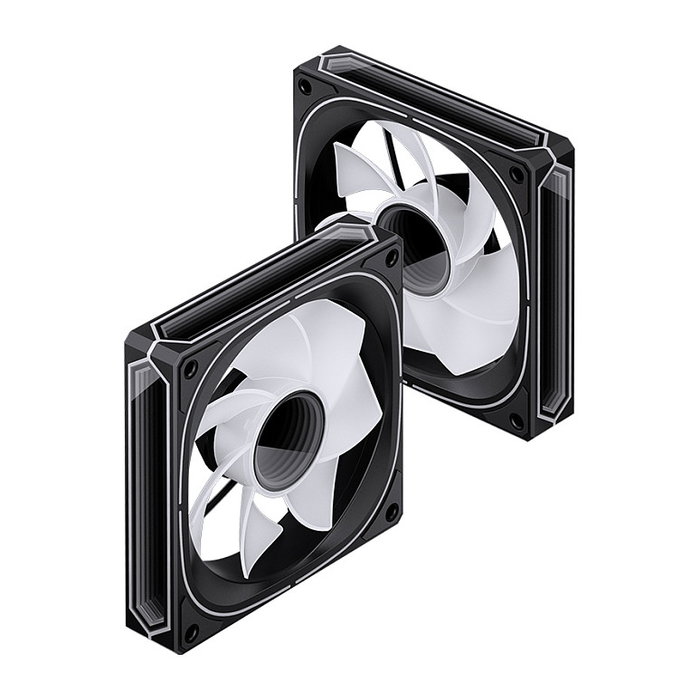 Jonsbo FR-505 ARGB Reverse Blade PWM Lüfter, 120mm - schwarz Jonsbo FR-505 ARGB Reverse Blade PWM Lüfter, 120mm - schwarz