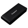 Kingston XS1000 2TB Unidad SSD Externa USB-C 3.2 Gen2 Negro, 1050 MB/s, para Windows, Mac, Linux, Android, iOS