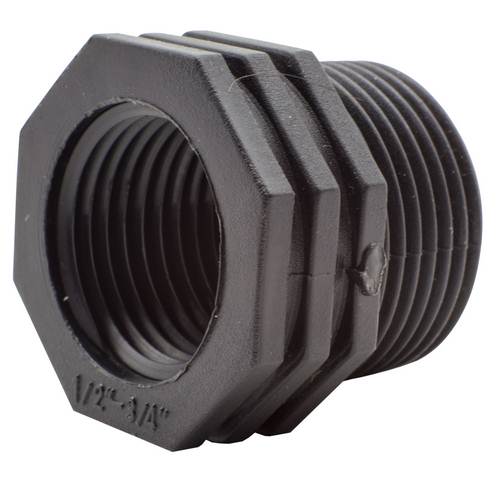 Riegolux Reducción Hexagonal Macho 3/4 pulg. Hembra 1 pulg. en Polipropileno Riegolux Reducción Hexagonal Macho 3/4 pulg. Hembra 1 pulg. en Polipropileno