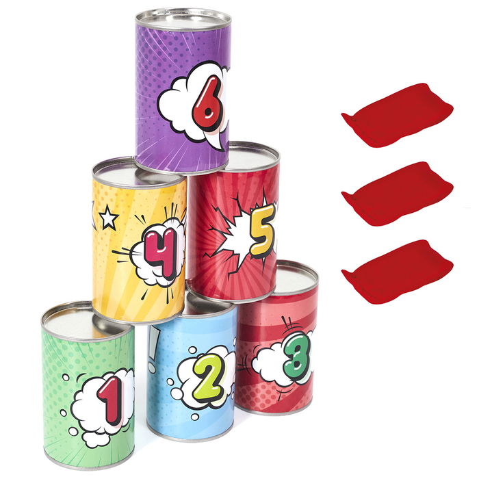 Mister Gadget Juego Tumbalatas 6 Latas