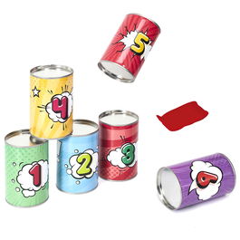 Mister Gadget Juego Tumbalatas 6 Latas