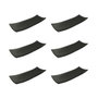 OMS Fuente Tube Negro 30x18 cm (Set de 6)