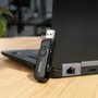 Tooq TQR-3003B Lector de Tarjetas SD y TF con Doble Interfaz USB-C y USB-A
