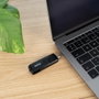 Tooq TQR-3003B Lector de Tarjetas SD y TF con Doble Interfaz USB-C y USB-A