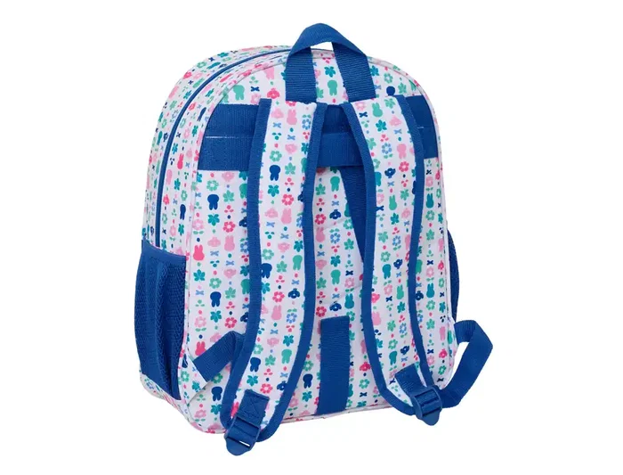 Safta Mochila Junior Adaptable a Carrito Miffy Bunny con Asas, para Niño o Niña, Dimensiones 38x32x12 cm
