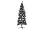 DKD Home Decor Árbol de Navidad Verde con 300 LED y Estructura de Metal 70x70x210 cm