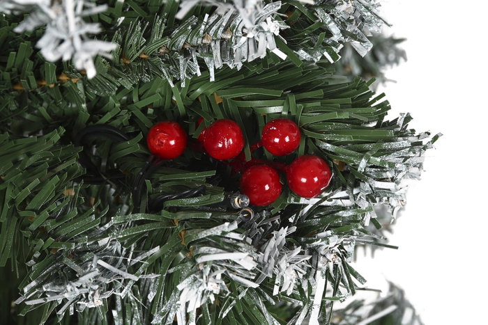 DKD Home Decor Árbol de Navidad Verde con 300 LED y Estructura de Metal 70x70x210 cm