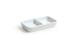 La Mediterranea Bandeja de 2 Compartimentos 12x7,2x2,3cm (Pack de 36) lifecurve