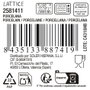 La Mediterranea Bandeja de 2 Compartimentos 12x7,2x2,3cm (Pack de 36) lifecurve