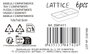 La Mediterranea Bandeja de 2 Compartimentos 12x7,2x2,3cm (Pack de 36) lifecurve