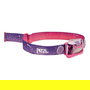 Petzl TIKKID Frontal Rosa/Violeta, IPX4, 30 lm, 160h autonomía, con pilas AAA incluidas, CE