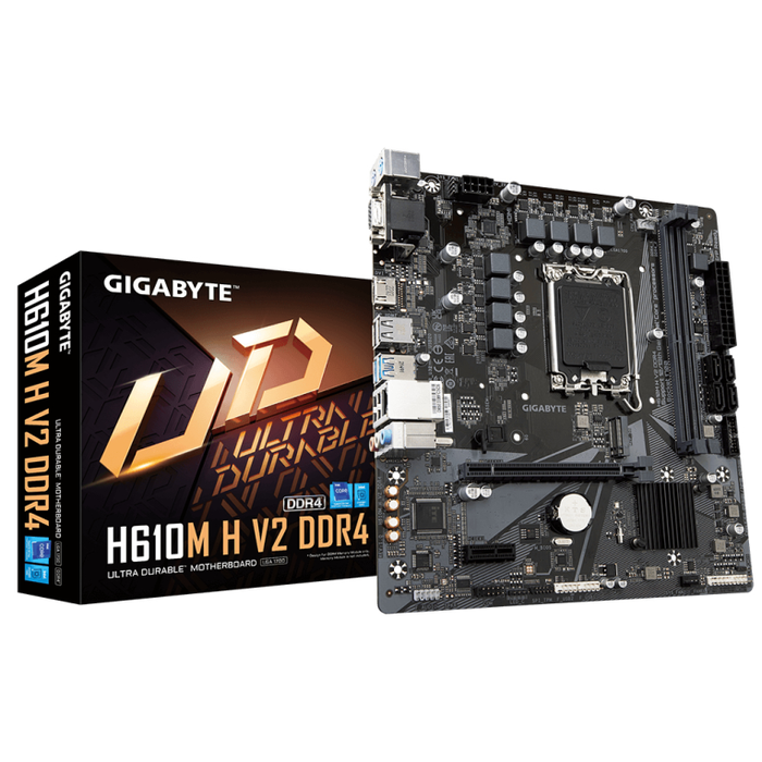 Gigabyte H610M H V2 DDR4 LGA 1700 Micro ATX Gigabyte H610M H V2 DDR4 LGA 1700 Micro ATX
