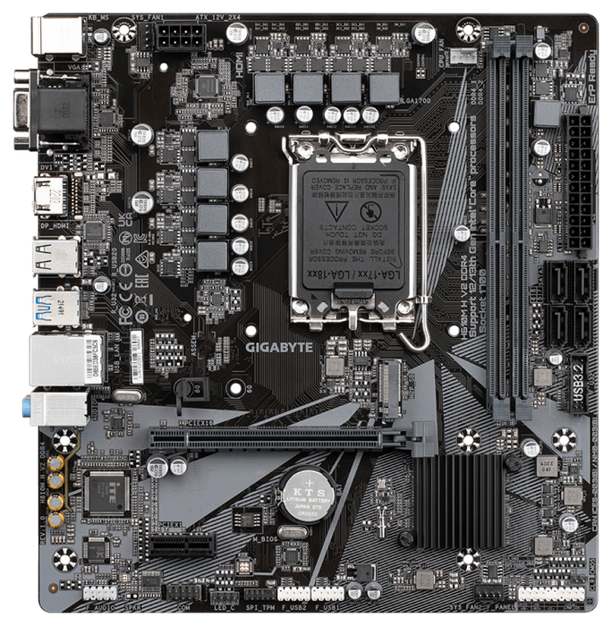 Gigabyte H610M H V2 DDR4 LGA 1700 Micro ATX Gigabyte H610M H V2 DDR4 LGA 1700 Micro ATX