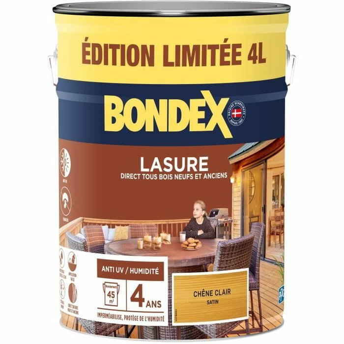 Pintura de Imprimación Bondex Marrón Mate 4 L Pintura de Imprimación Bondex Marrón Mate 4 L